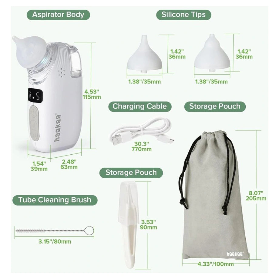 Haakaa 2-In-1 Nasal Aspirator With Sprayer