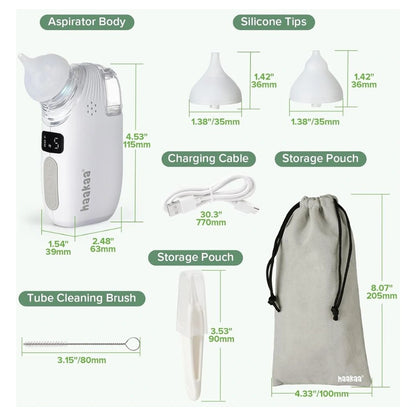 Haakaa 2-In-1 Nasal Aspirator With Sprayer