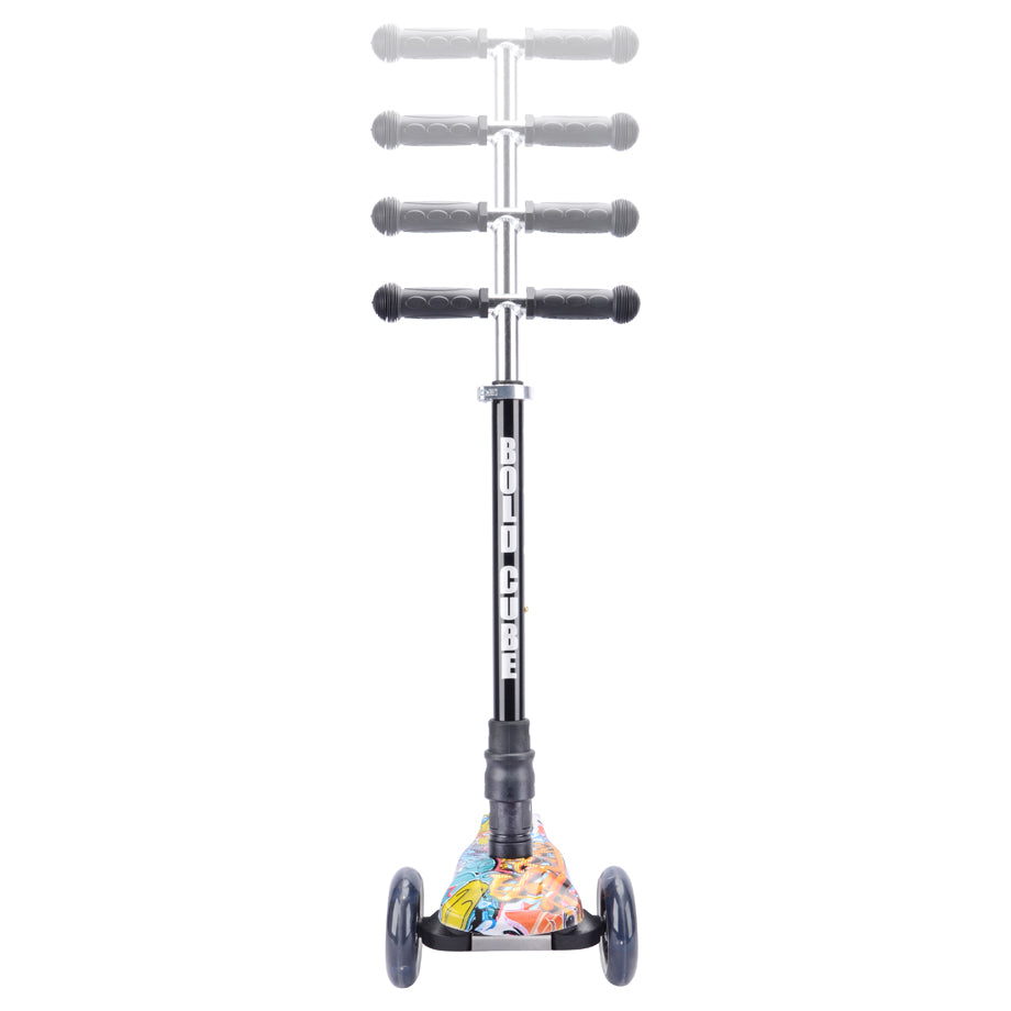 Boldcube 3 Wheel Scooter Big Fold Street Graffiti