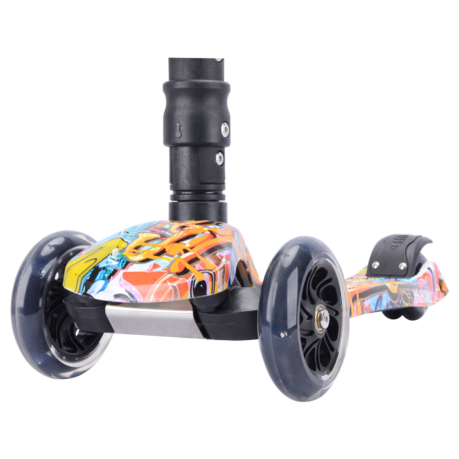Boldcube 3 Wheel Scooter Big Fold Street Graffiti