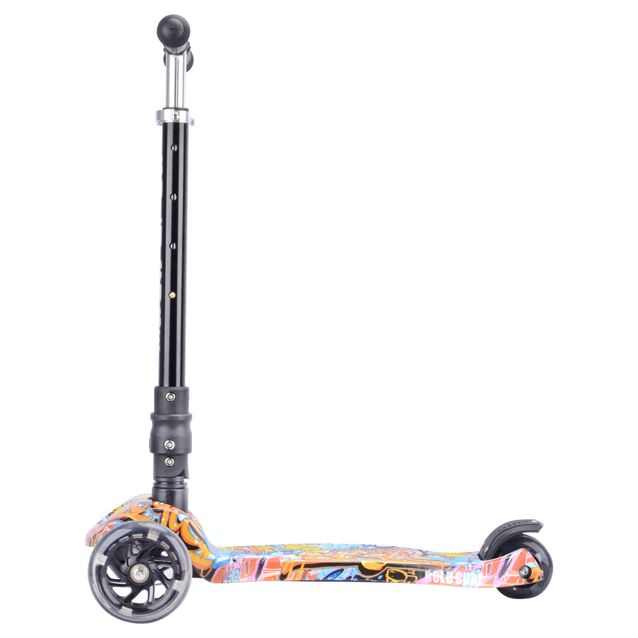 Boldcube 3 Wheel Scooter Big Fold Street Graffiti