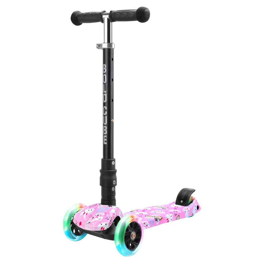 Boldcube 3 Wheel Scooter Big Fold Kitty Love