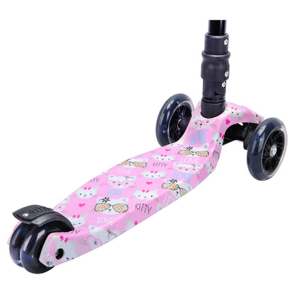 Boldcube 3 Wheel Scooter Big Fold Kitty Love
