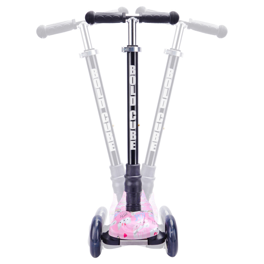 Boldcube 3 Wheel Scooter Big Fold Kitty Love