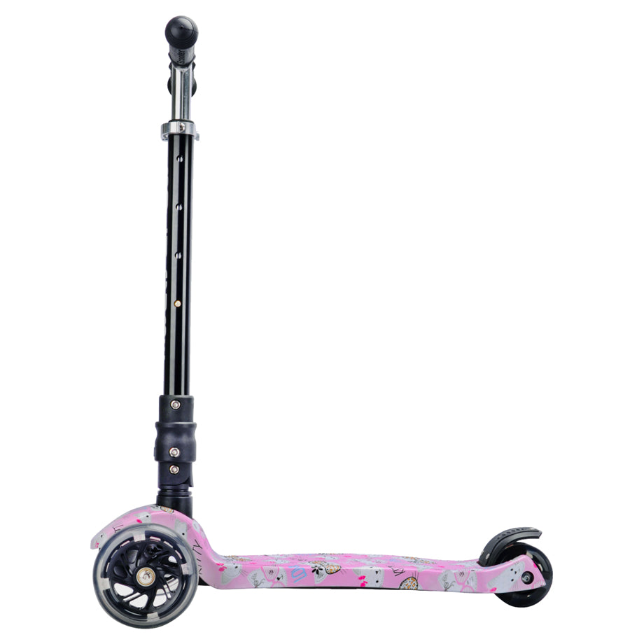 Boldcube 3 Wheel Scooter Big Fold Kitty Love
