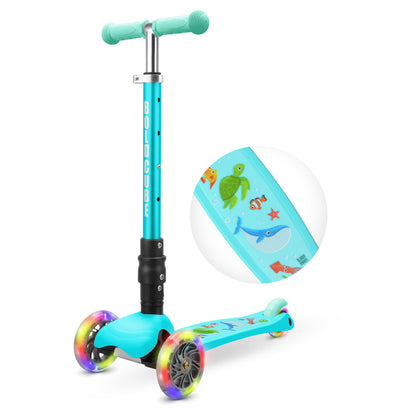 Boldcube 3 Wheel Scooter Folding Teeny Ocean (Aqua)