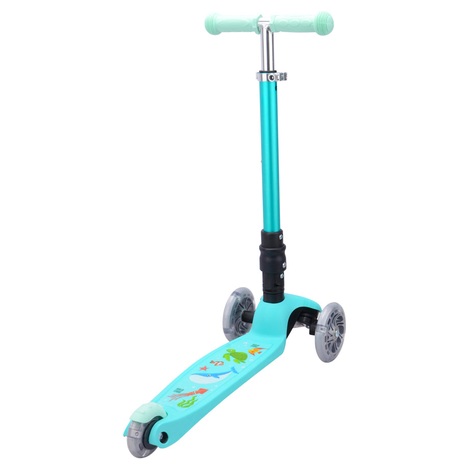 Boldcube 3 Wheel Scooter Folding Teeny Ocean (Aqua)