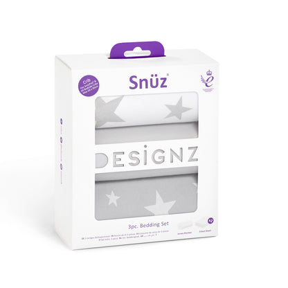 Snuz 3-Piece Star Crib Bedding Set