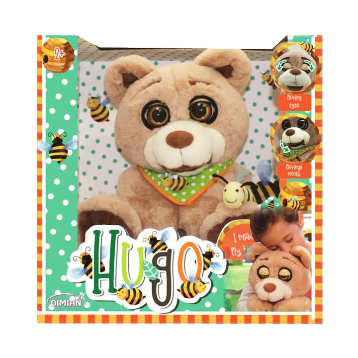 Dimian 36Cm Plush Hugo With Three Fairy Tales In English Version