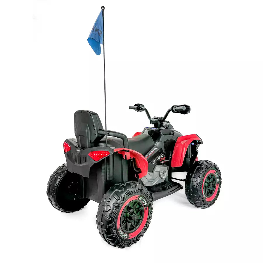Ride On Speed Off-Road ATV Stunt Bike (Red)