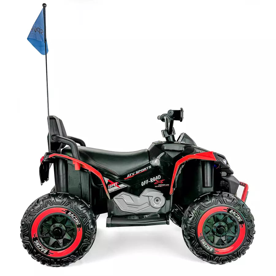 Ride On Speed Off-Road ATV Stunt Bike (Red)