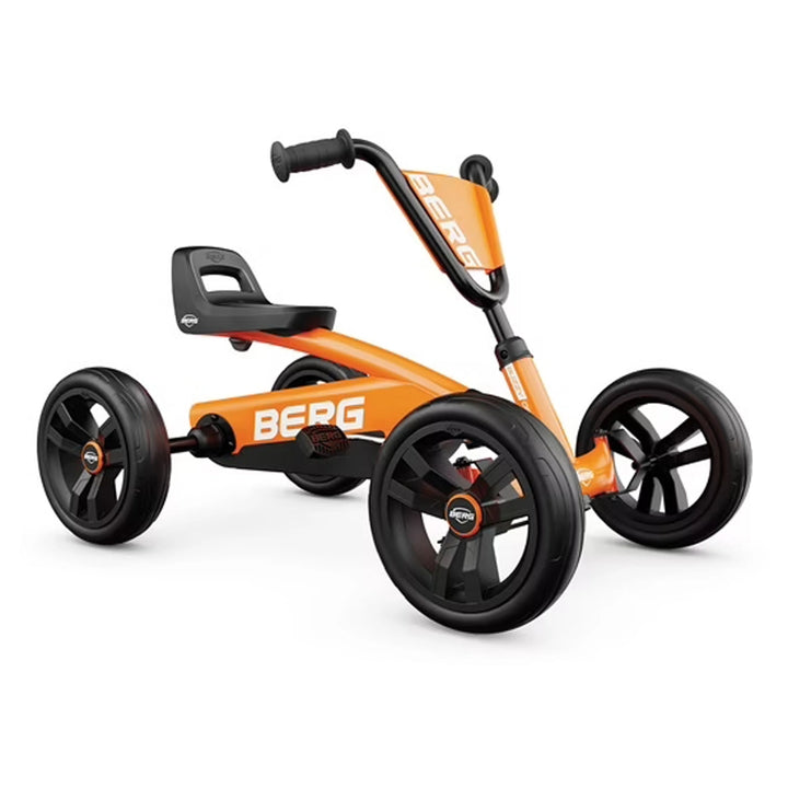 Berg Buzzy Orange Pedal Go-Kart Kids’ Ride-On with Soundbox (Ages 2-5 ...