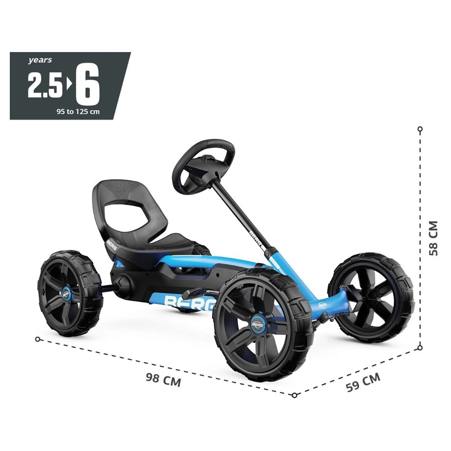 Berg Buzzy Orange Pedal Go-Kart with Soundbox