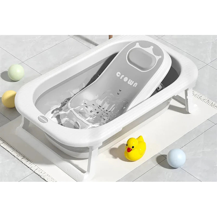 Little Angel Baby Bath Chair with Non-Slip Base (Grey)