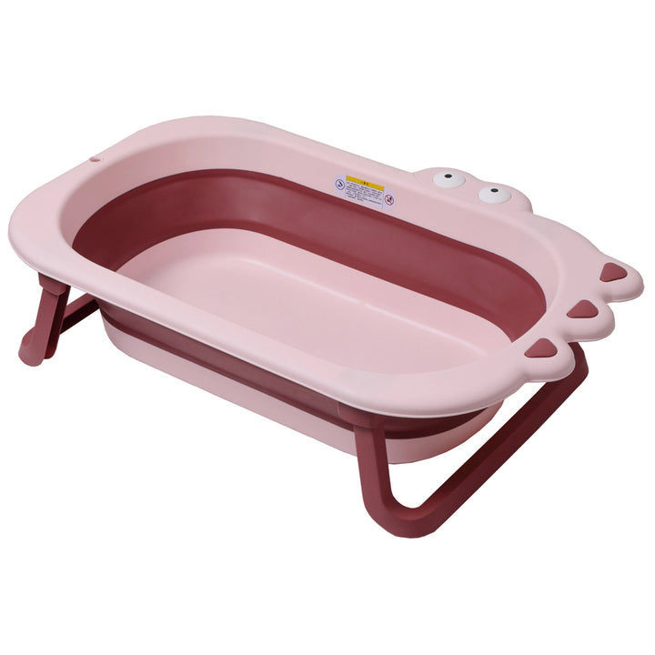 Little Angel Foldable Baby Bathtub (Pink)