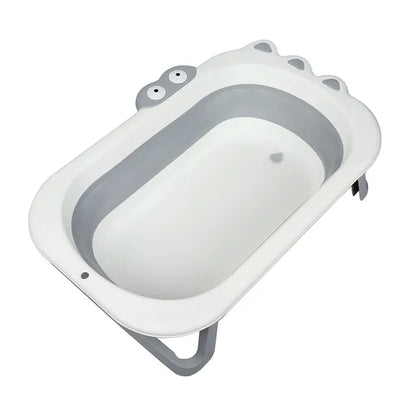 ليتل أنجيل بيبي فولدابل وبورتابل باثتوب (رمادي)