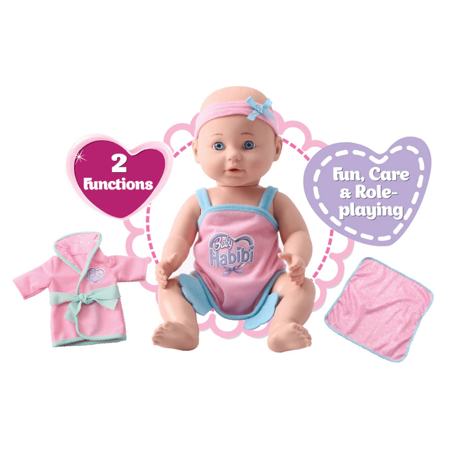 Baby Habibi Doll Bath Play Set 14 inch