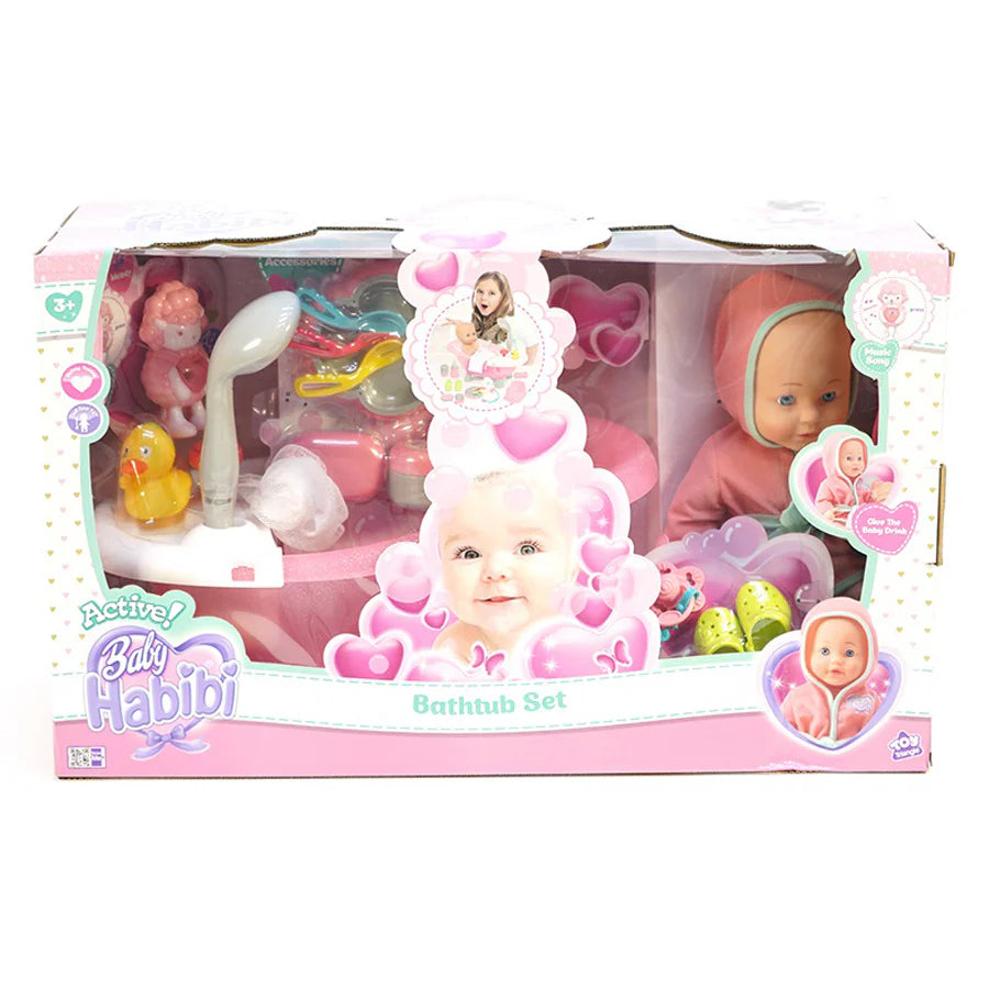 Baby Habibi Doll Bathtub Set 14 inch (Active)