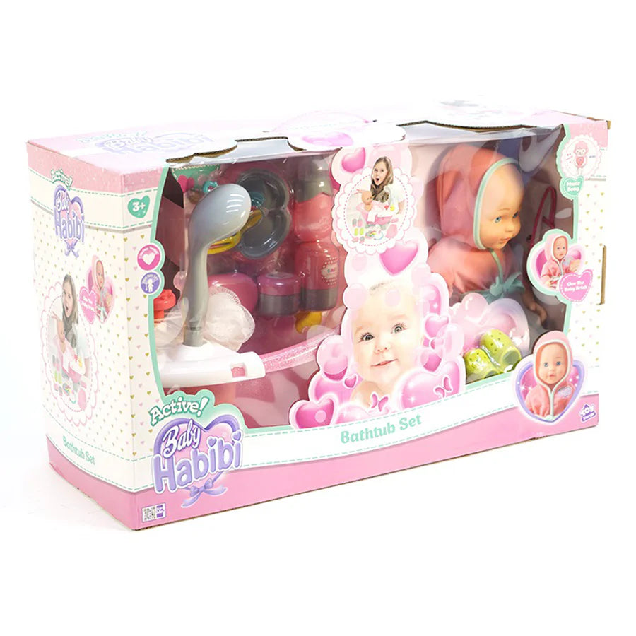 Baby Habibi Doll Bathtub Set 14 inch (Active)
