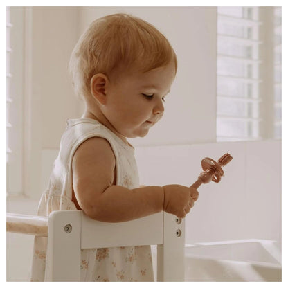 Haakaa 360° Silicone Toothbrush (Blush)