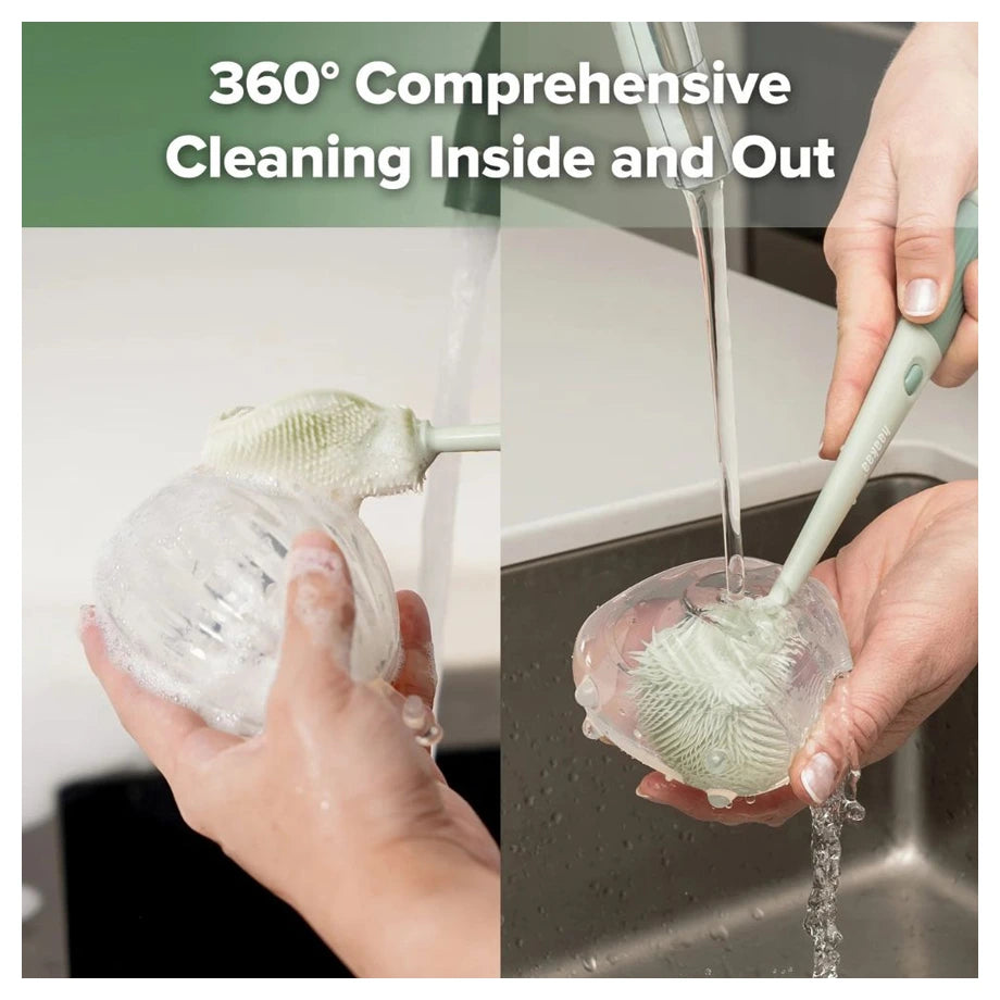 Haakaa 5-In-1 Cleaning Brush Set