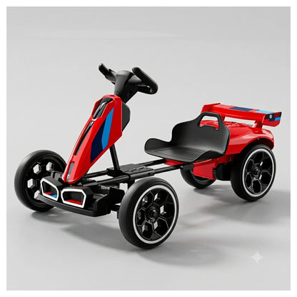 Tobbi Kids Electric Go-Kart With Eva Wheels (Red)