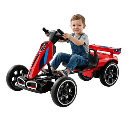 Tobbi Kids Electric Go-Kart With Eva Wheels (Red)