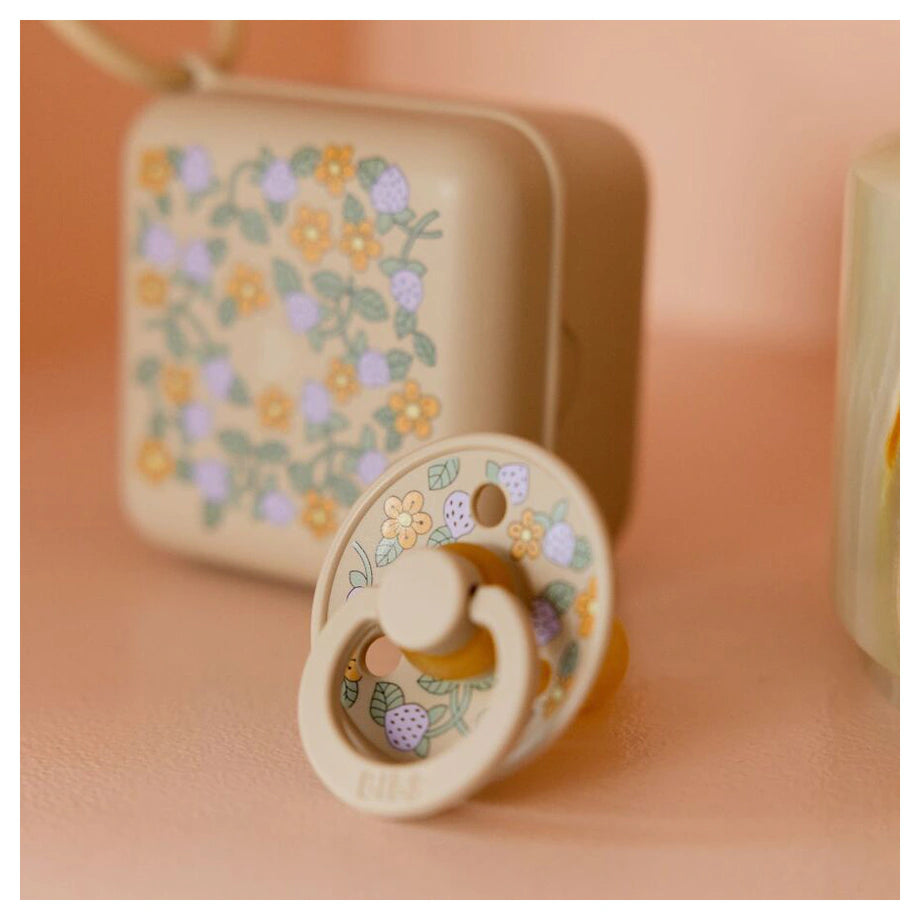 BIBS x Liberty Pacifier Box (Strawberries & Cream Vanilla)