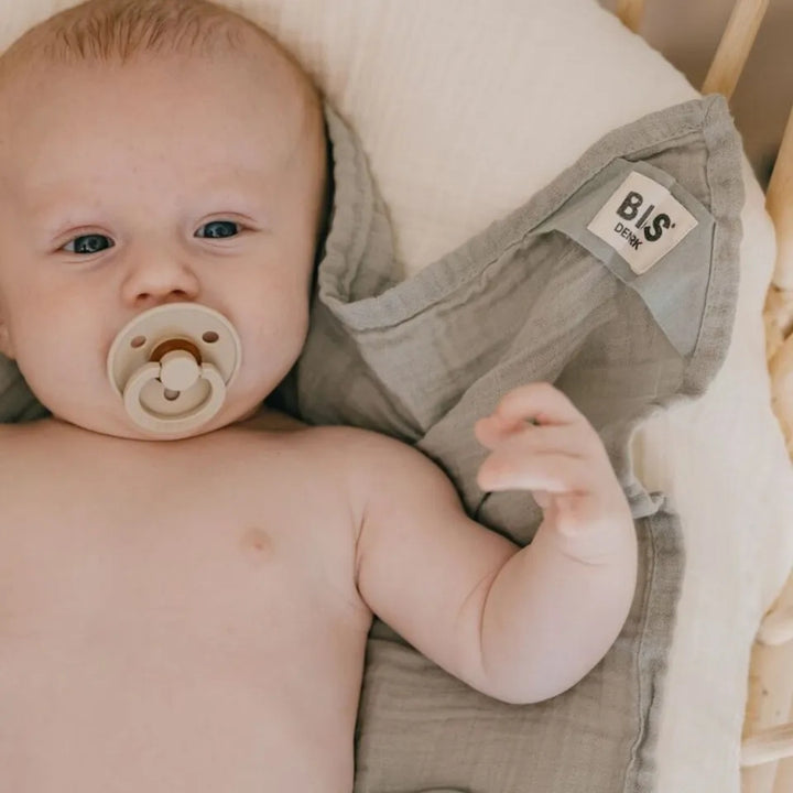 Bibs Muslin Swaddle 120X120 cm (Baby Blue)