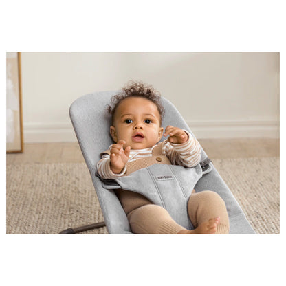 Babybjörn Bouncer Bliss 2-In-1 Adjustable Baby & Toddler Chair,4 Positions (Light Grey)