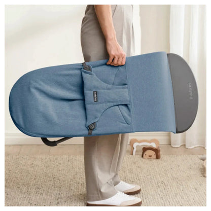 BabyBjörn Bouncer Bliss Woven Melange (Blue)