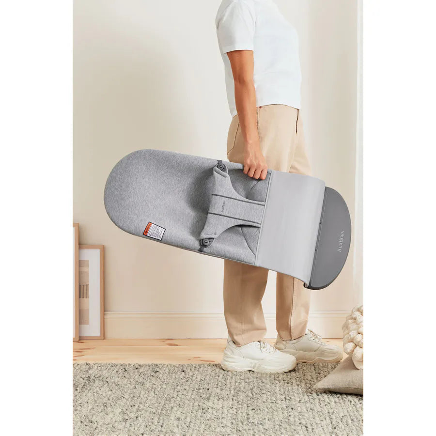 BabyBjörn Bouncer Bliss - 3D Jersey (Light Grey)