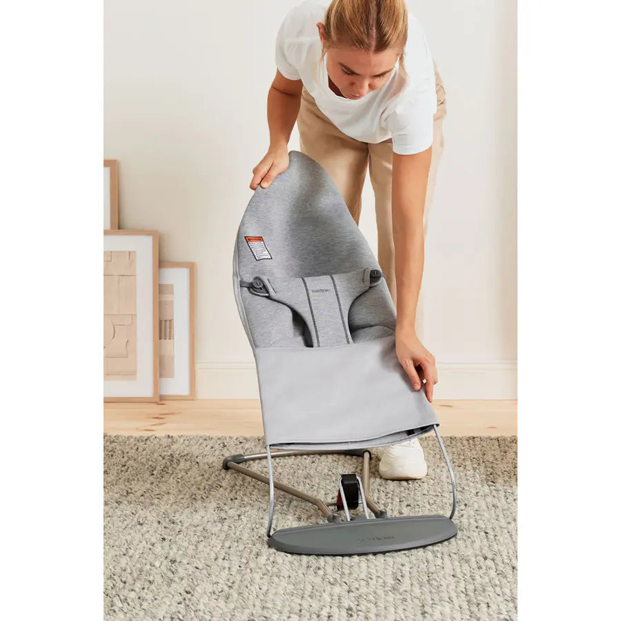 BabyBjörn Bouncer Bliss - 3D Jersey (Light Grey)