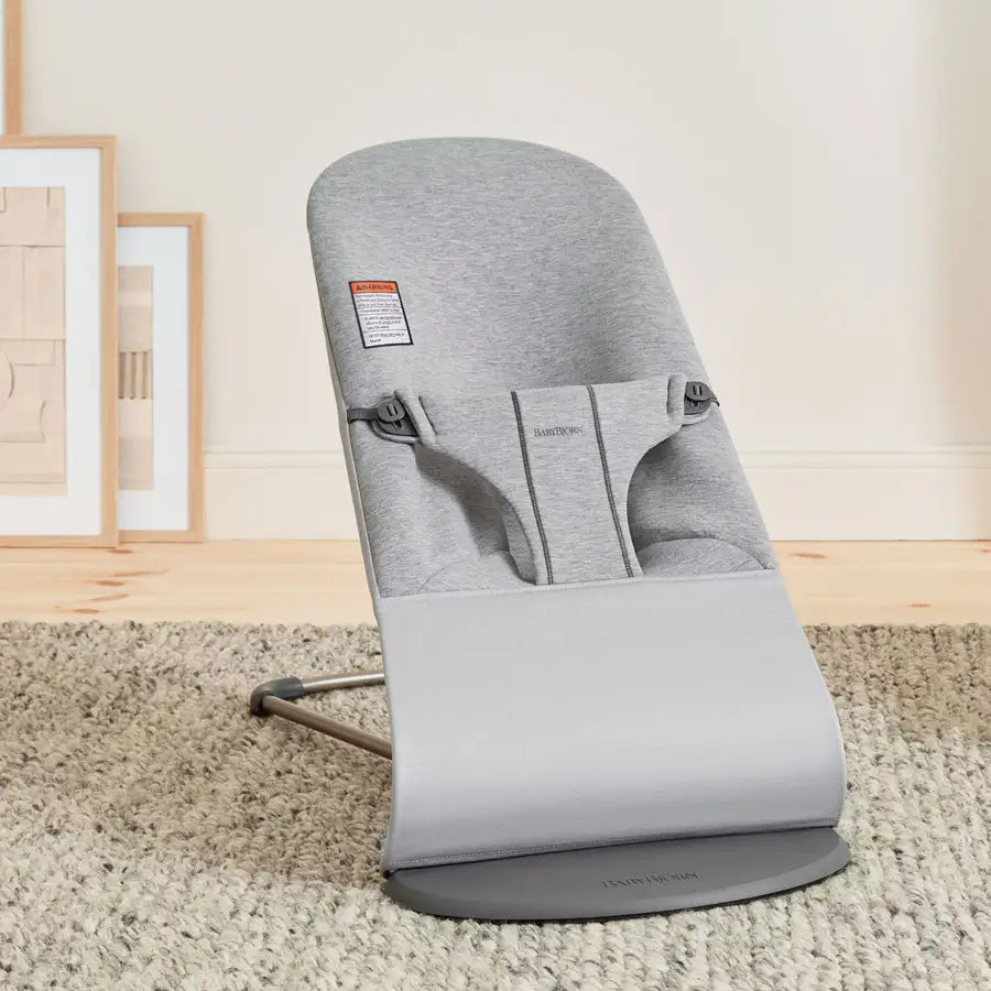 BabyBjörn Bouncer Bliss - 3D Jersey (Light Grey)