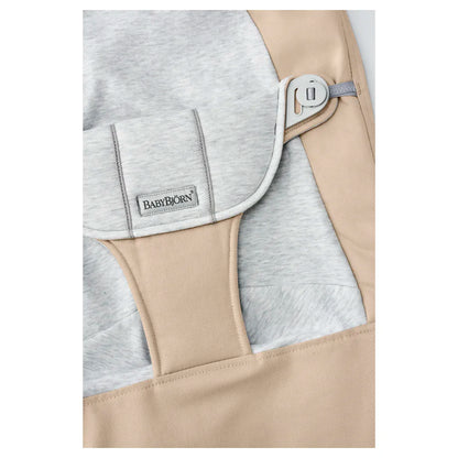 BabyBjörn Fabric Seat Bouncer Balance Soft (Woven/Jersey, Beige/Grey)