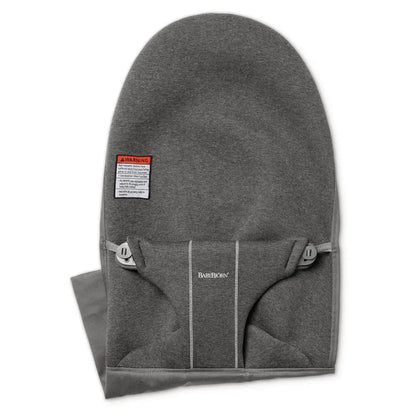 BabyBjörn Fabric Seat Bouncer Bliss, 3D Jersey, Charcoal (Grey)