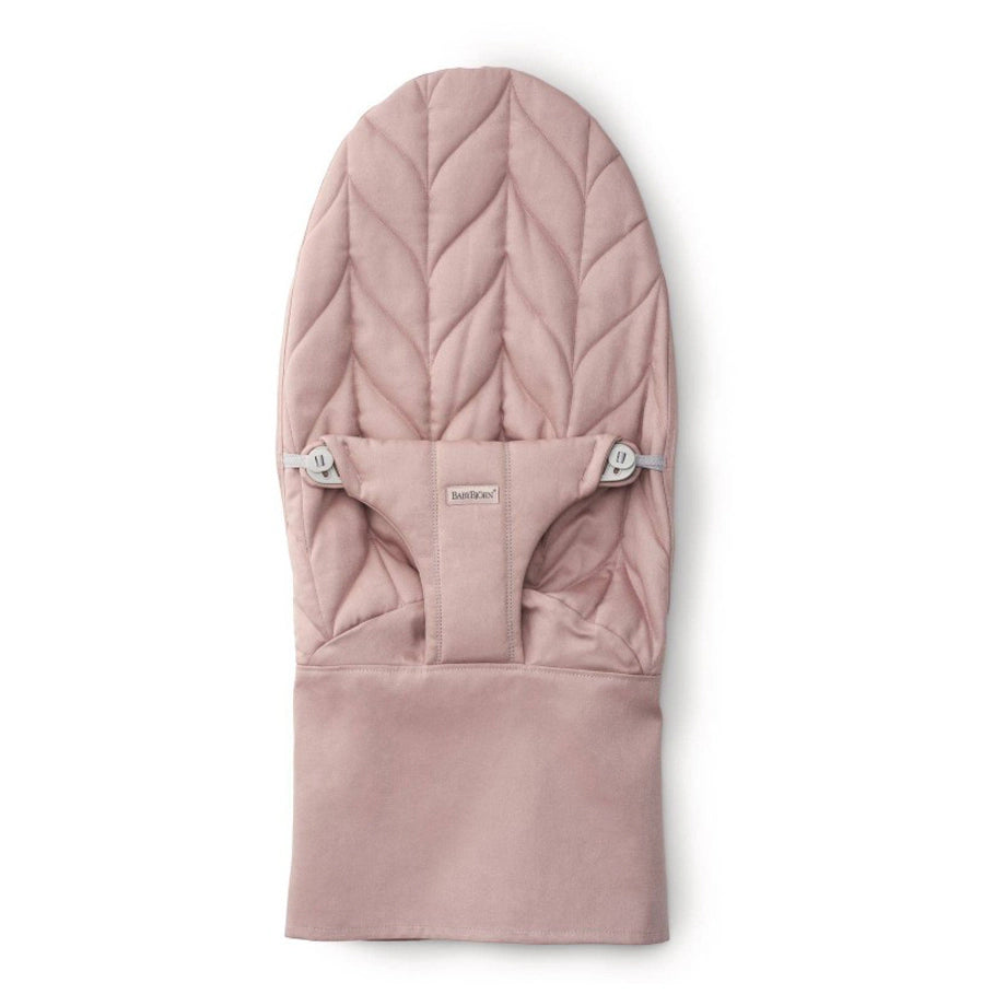 BabyBjörn Fabric Seat Bouncer Bliss, Woven, Petal Quilt,( Dusty Pink)