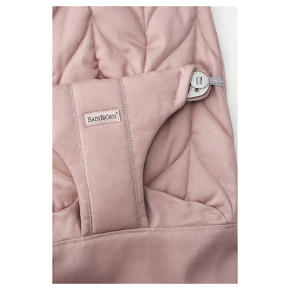 BabyBjörn Fabric Seat Bouncer Bliss, Woven, Petal Quilt,( Dusty Pink)