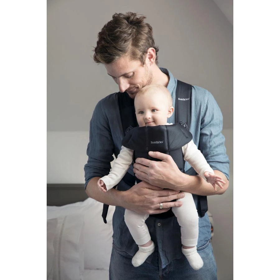 Babybjorn Baby Carrier Mini Woven (Black)