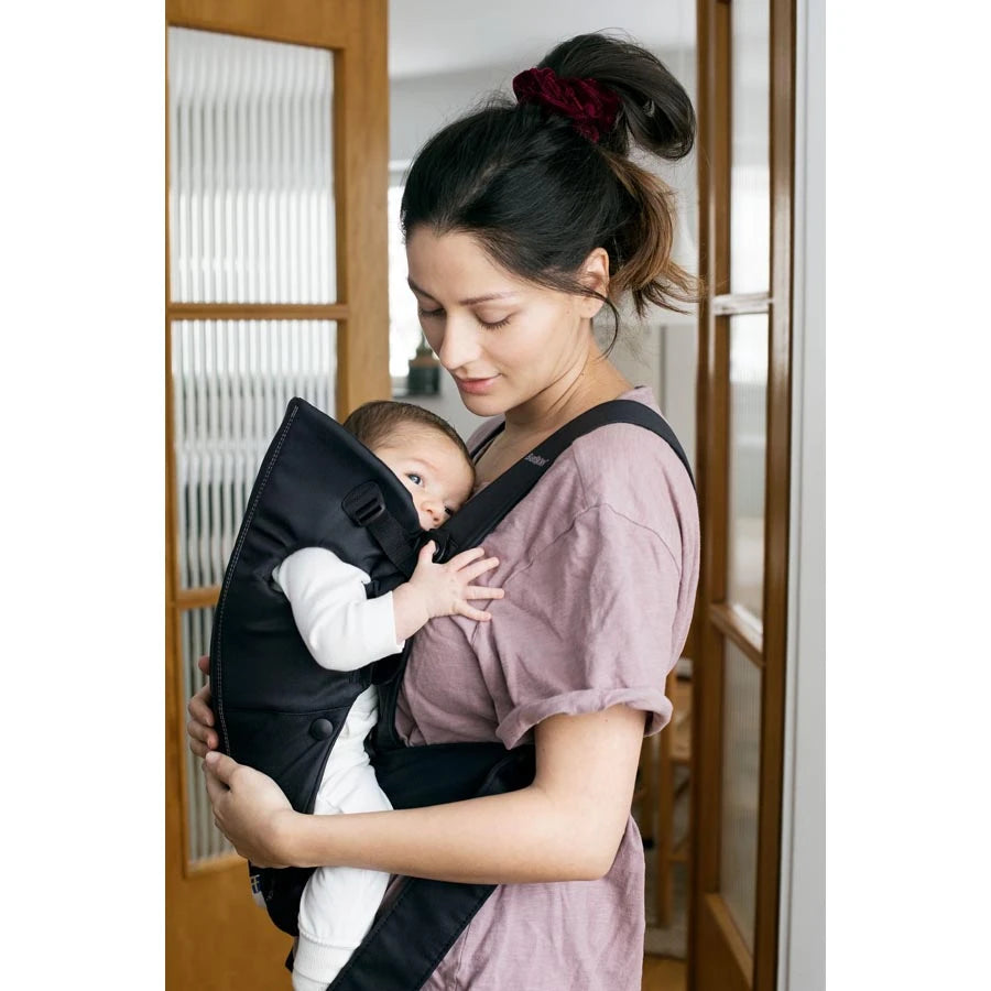 Babybjorn Baby Carrier Mini Woven (Black)
