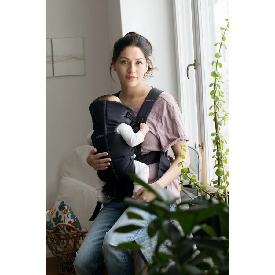 Babybjorn Baby Carrier Mini Woven (Black)