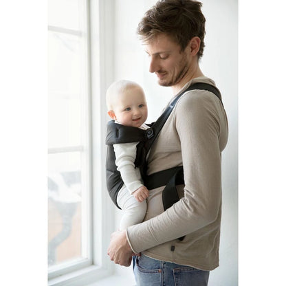 Babybjorn Baby Carrier Mini Woven (Black)