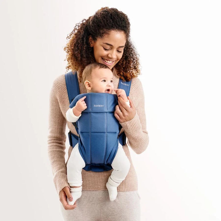 Babybjorn Baby Carrier Mini Woven (Vintage Indigo)