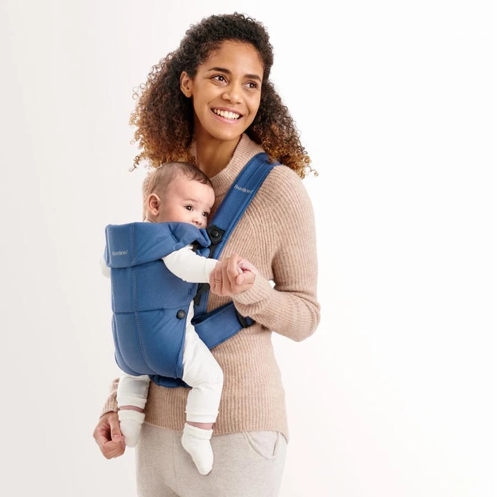 Babybjorn Baby Carrier Mini Woven (Vintage Indigo)