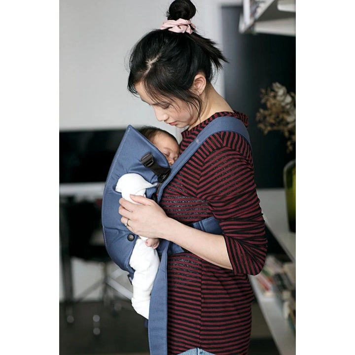 Babybjorn Baby Carrier Mini Woven (Vintage Indigo)