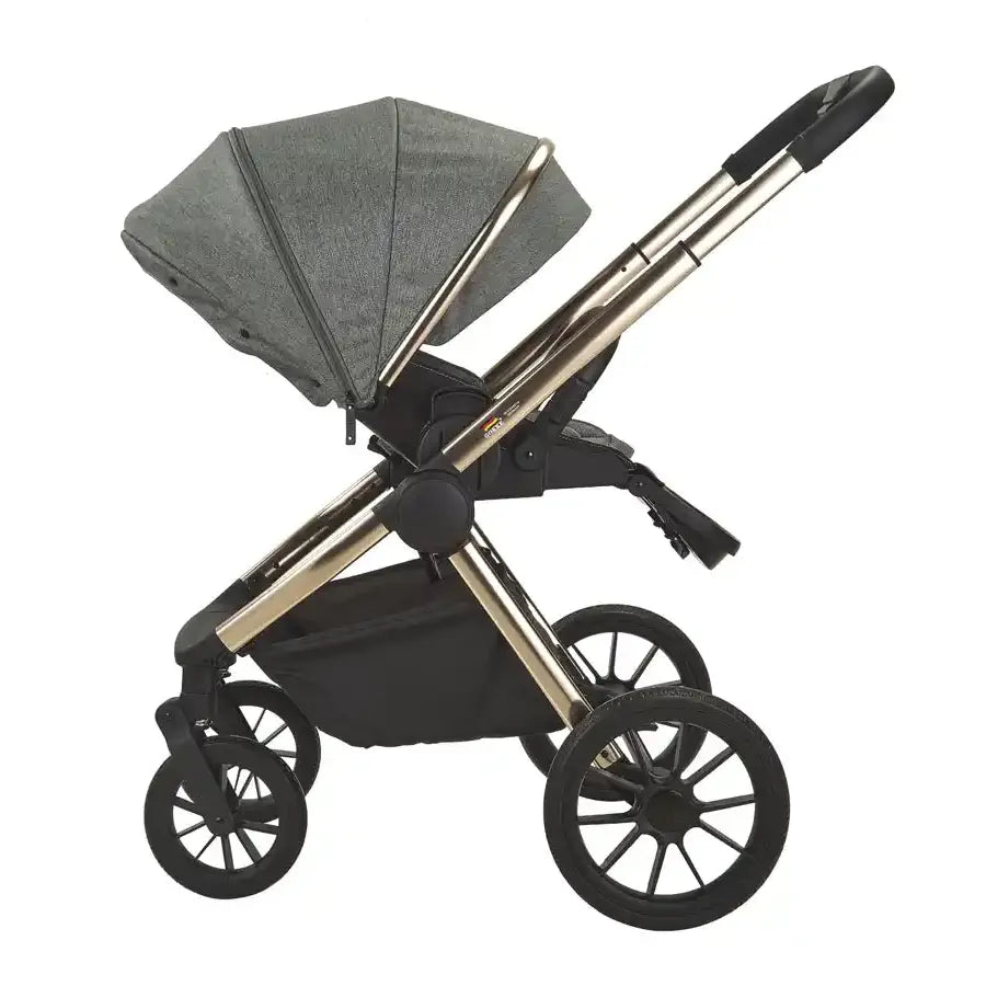 Gokke Reversible Baby Stroller (Grey and Gold)