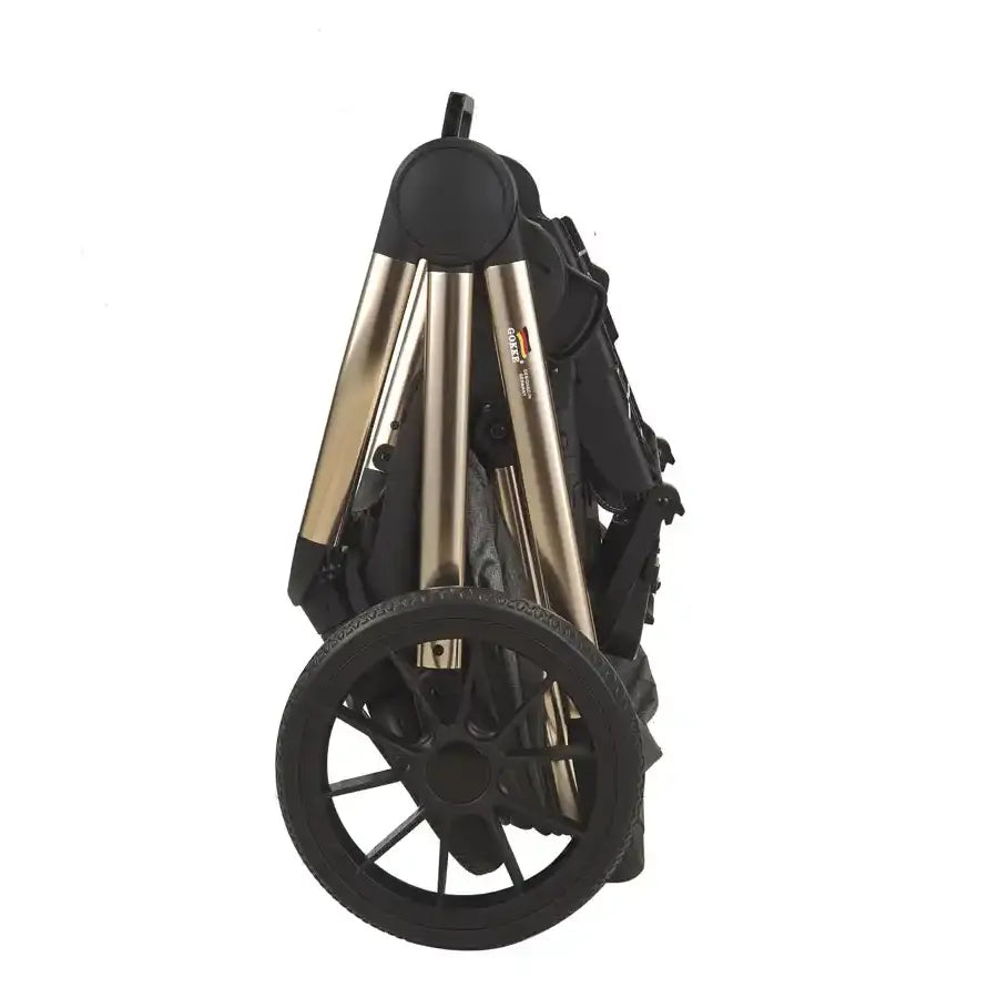 Gokke Reversible Baby Stroller (Grey and Gold)