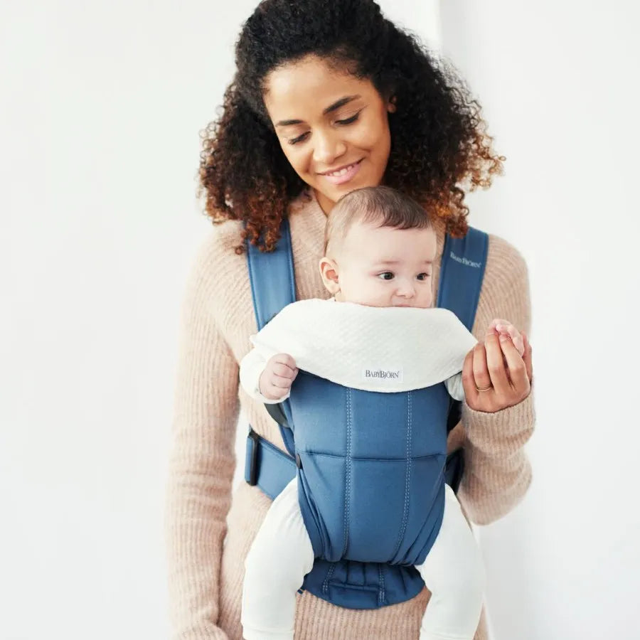 BabyBjorn Bib For Baby Carrier 2-Pack Mini And Move (White)