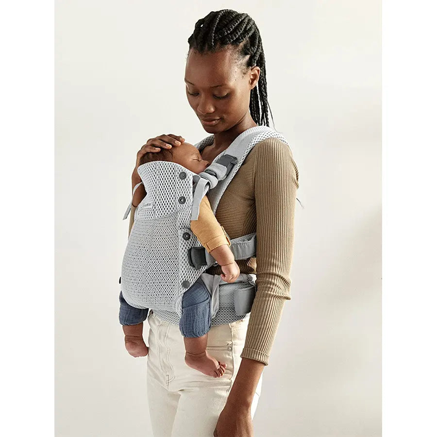 BabyBjorn Baby Carrier Harmony - 3D Mesh (Silver)