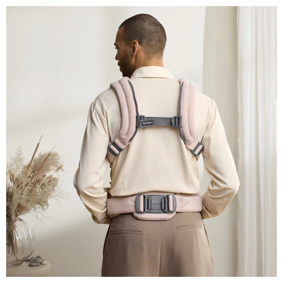 BabyBjörn Baby Carrier Harmony, Woven, (Light pink mélange) BabyBjörn Baby Carrier Harmony, Woven, (Light pink mélange)